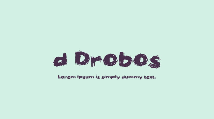 d Drobos Font