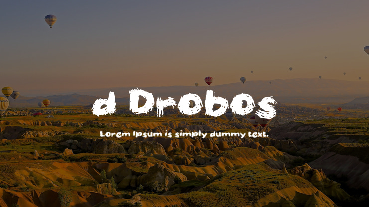 d Drobos Font
