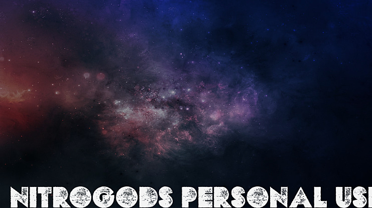 NITROGODS PERSONAL USE Font