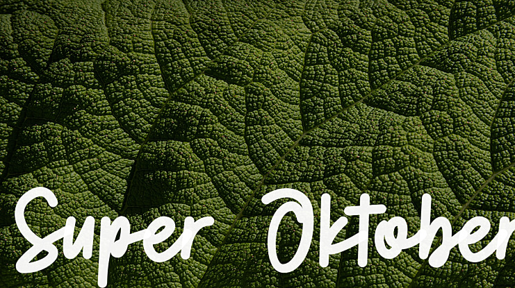 Super Oktober Font