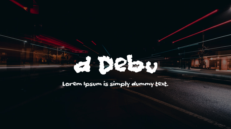 d Debu Font