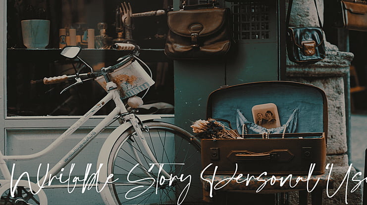 Writable Story Personal Use Font
