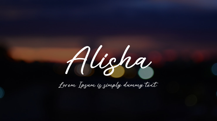 Alisha Font
