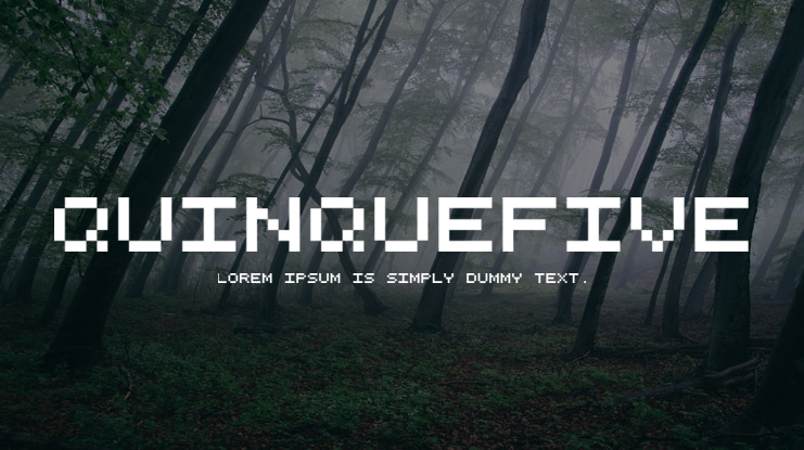 QuinqueFive Font
