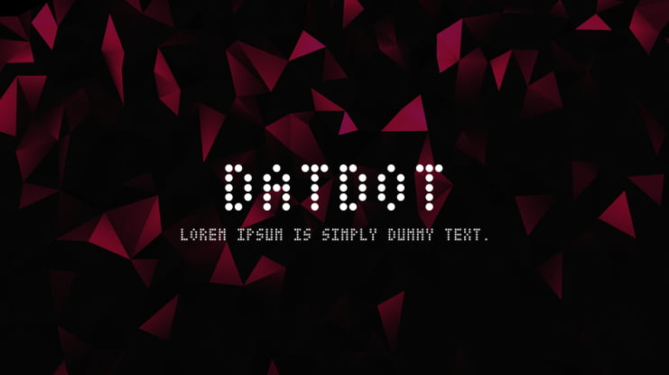 DatDot Font Family