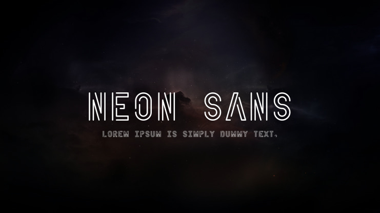 Neon Sans Font
