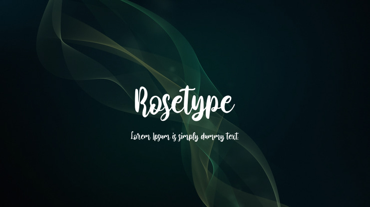 Rosetype Font