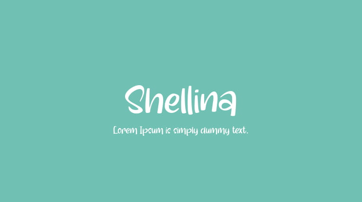 Shellina Font Family
