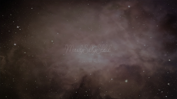 Maudy_Silky_Stitch Font