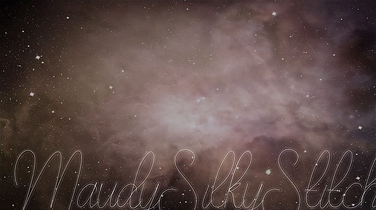 Maudy_Silky_Stitch Font