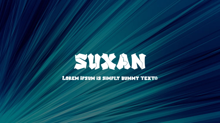 SUXAN Font