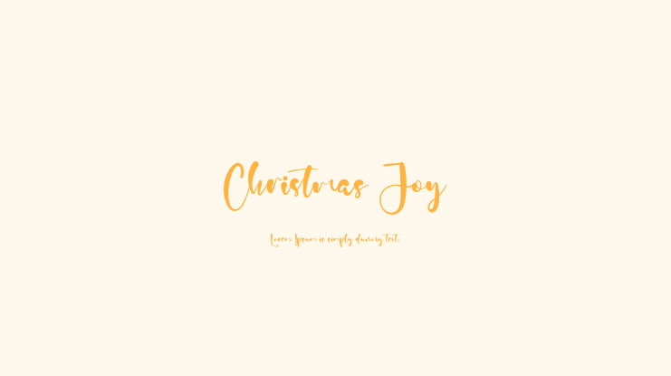 Christmas Joy Font