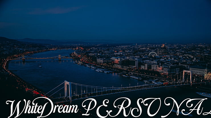White Dream PERSONAL USE ONLY Font