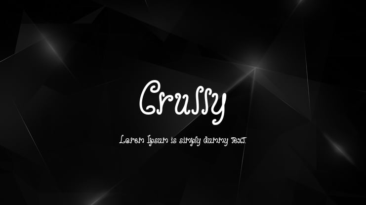 Crully Font