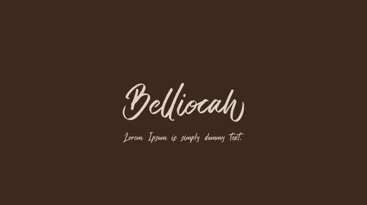 Belliocah Font