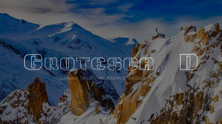 Grotesca 3D Font