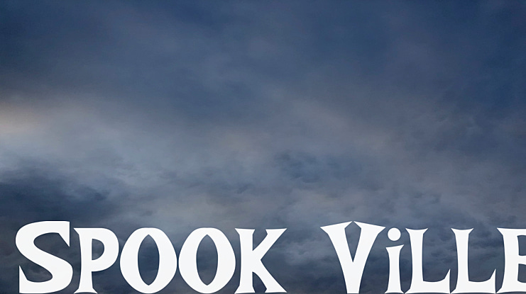 Spook Ville Font