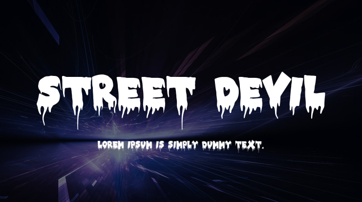 STREET DEVIL Font