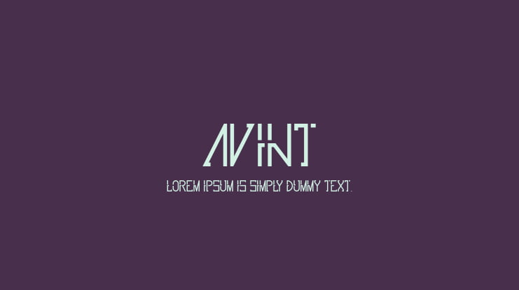 Avint Font Family
