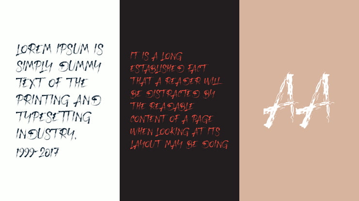 Blood Scratch - Personal Use Font
