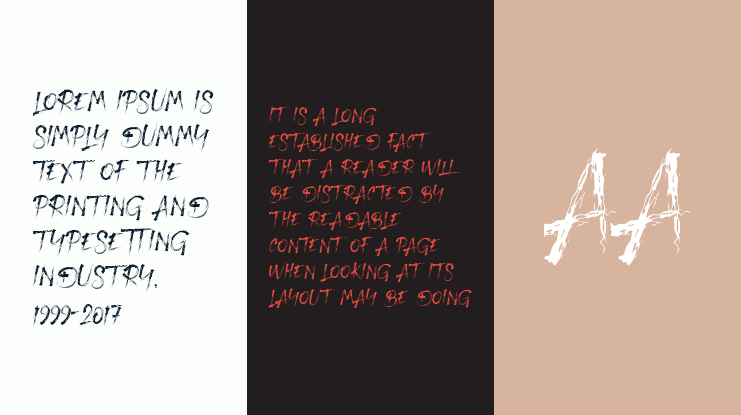 Blood Scratch - Personal Use Font