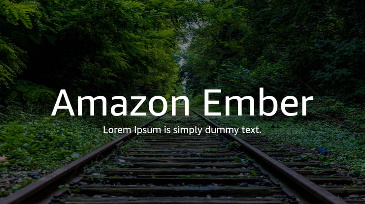 Amazon Ember Font Family