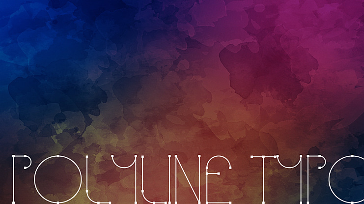 Polyline Typo Font