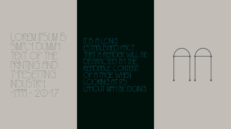 Polyline Typo Font