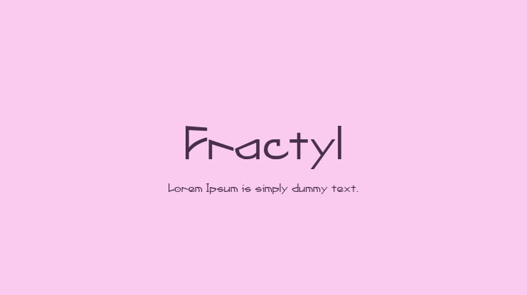 Fractyl Font Family