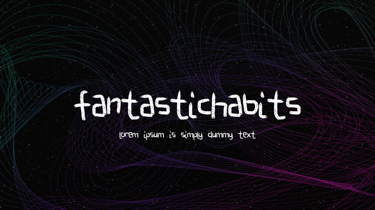 FantasticHabits Font