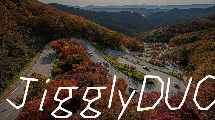 JigglyDUO Font Family