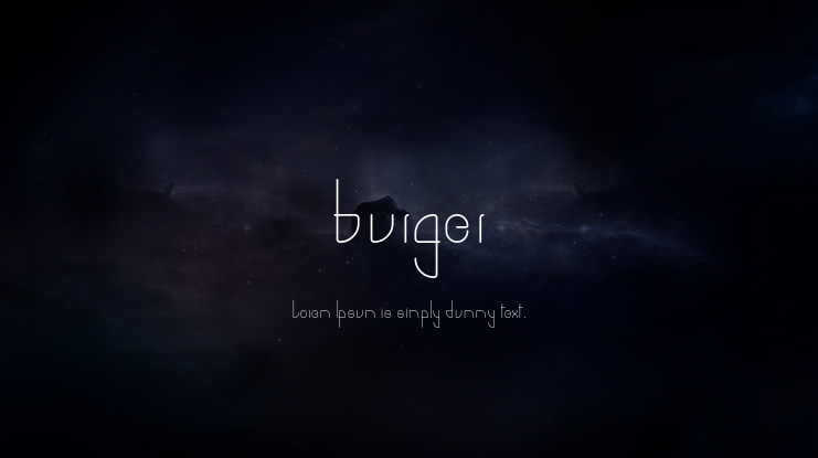 burger Font