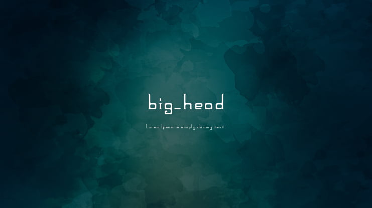 big_head Font