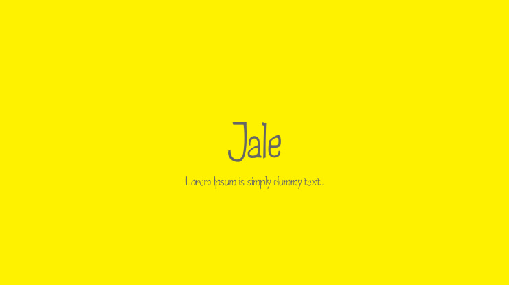 Jale Font