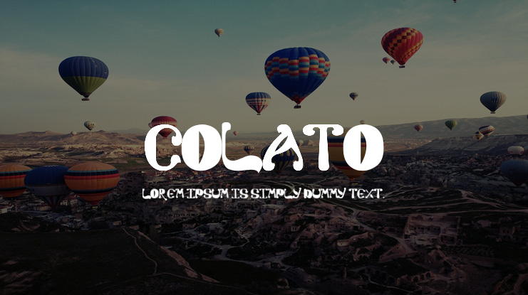 Colato Font