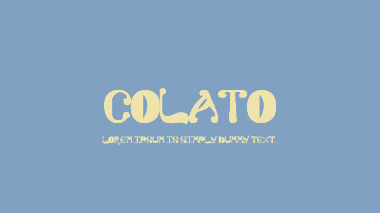 Colato Font