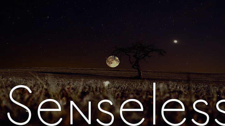 Senseless Font