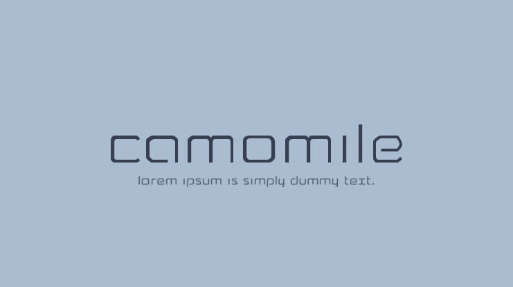 Camomile Font Family