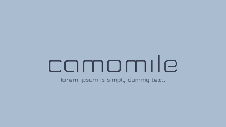 Camomile Font Family