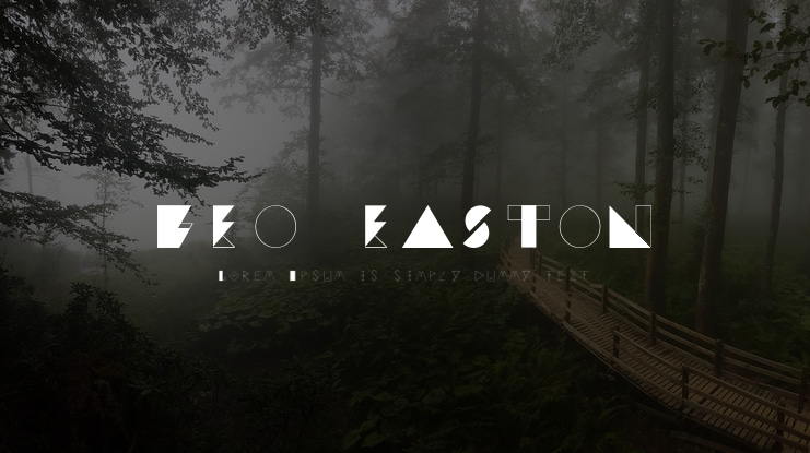 GEO EASTON Font