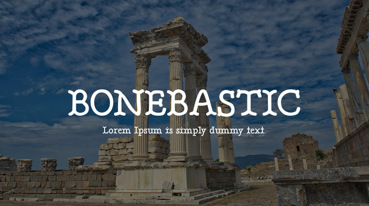 BONEBASTIC Font Family