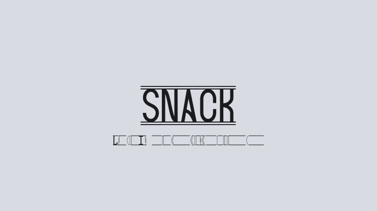 SNACK Font