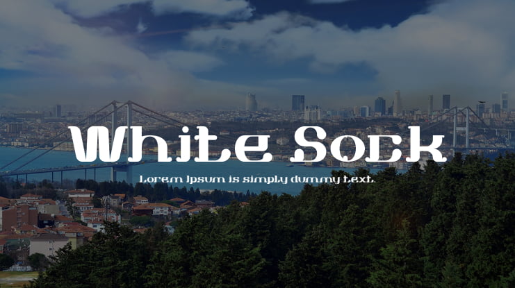 White Sock Font Family