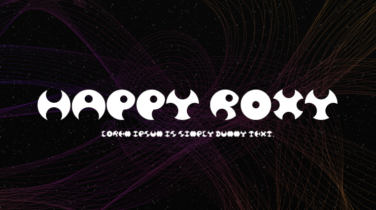 Happy Roxy Font