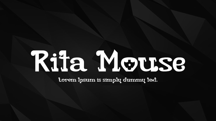 Rita Mouse Font