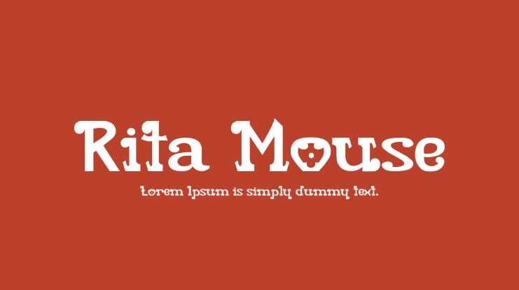 Rita Mouse Font
