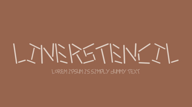 linerstencil Font Family