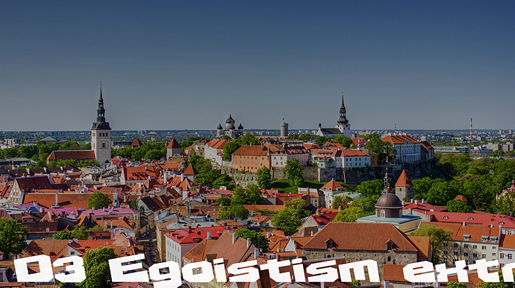 D3 Egoistism Font Family