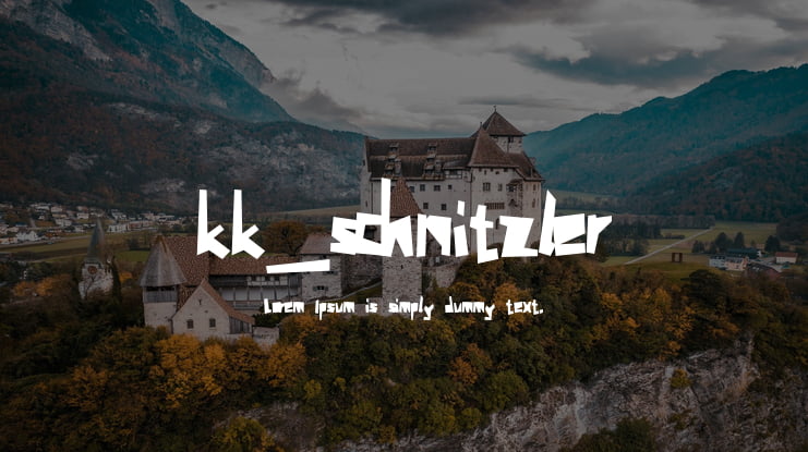kk_schnitzler Font