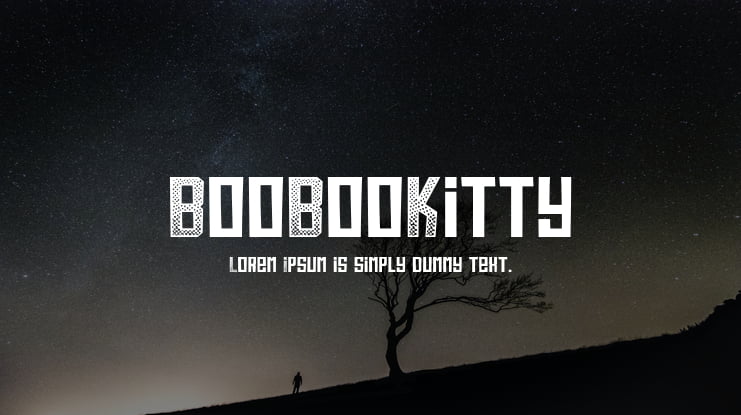 BooBooKitty Font